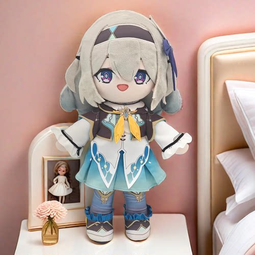 崩坏星穹铁道流萤同人原创棉花娃娃45cm长腿体换装款毛绒玩偶公仔