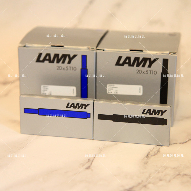 现货德国原装LAMY凌美T10钢笔墨囊墨胆墨水笔芯笔胆恒星 4盒包邮