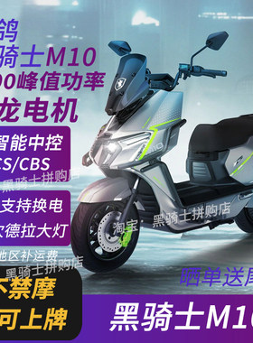 赛鸽黑骑士M10/M10PLUS/ultra外卖电动车摩托车铁塔换电锂电