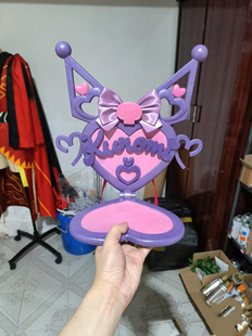 王者荣耀  安琪拉皮肤 库洛米之心cos道具  镜子和散粉刷