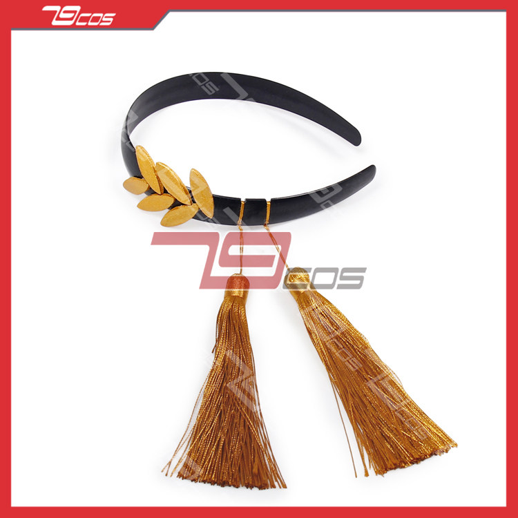 刀剑乱舞三日月宗近发卡头饰饰品精品动漫COSPLAY道具定做