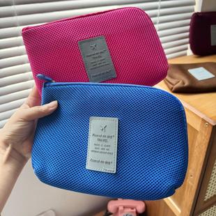 满包邮 网面夹棉抗震防摔便携式出差旅行数码产品收纳包整理包