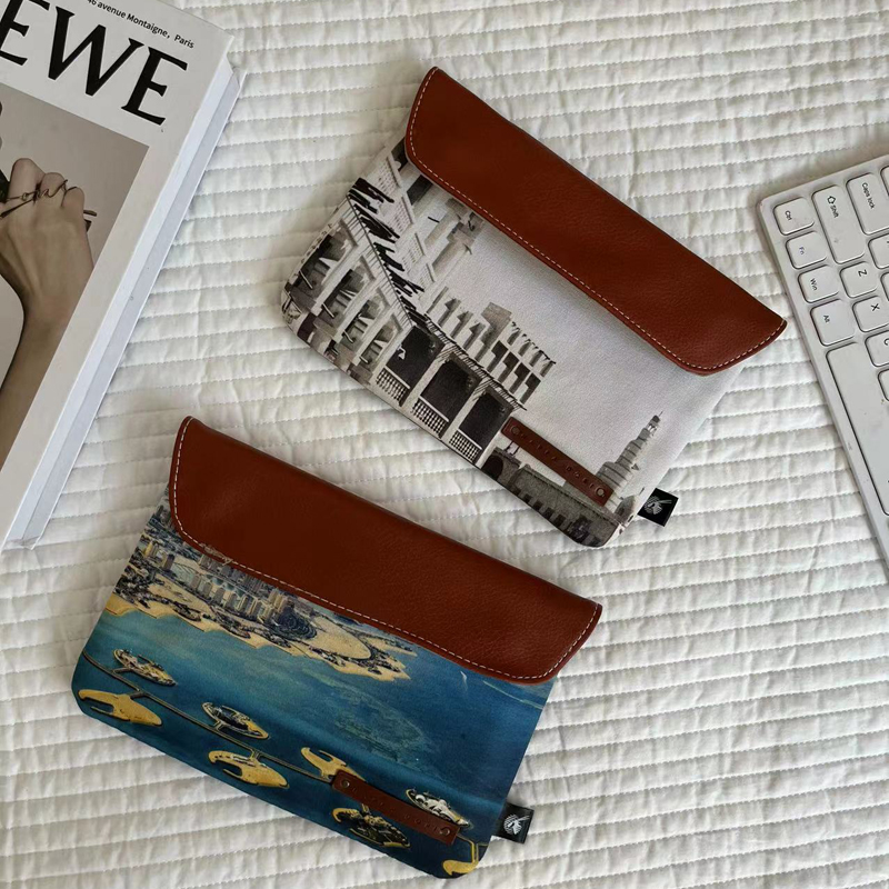 外单收纳包帆布夹棉化妆包