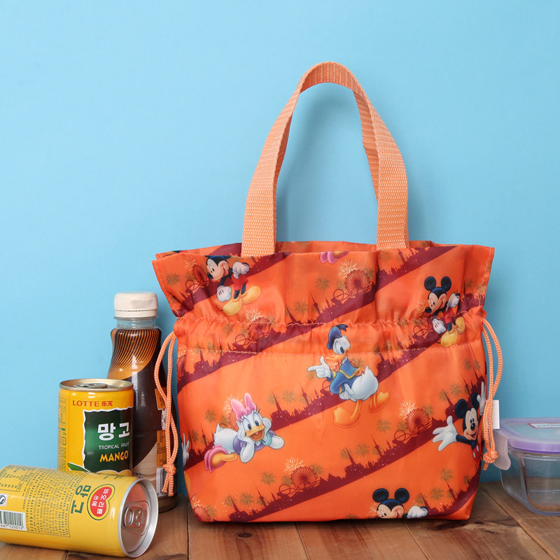 满包邮 日单 卡通抽绳束口午餐保温包手提便当包饭盒袋,收纳整理,保温包,淘宝优惠券,粉丝福利购,淘宝优惠卷