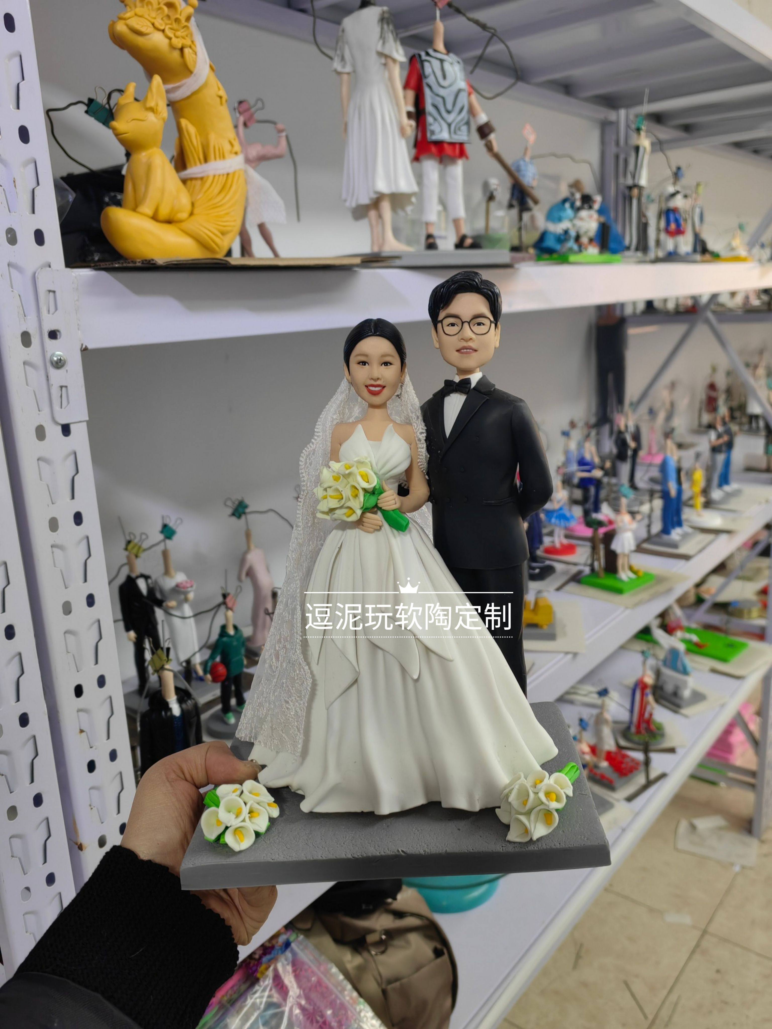 软陶人偶定制送医生真人泥塑人像玩偶纪念日毕业退休生日礼物结婚
