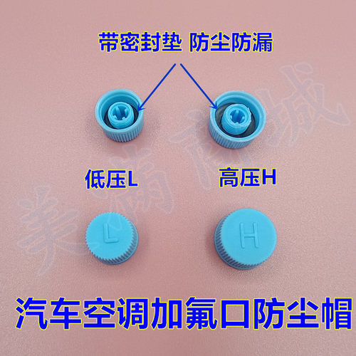 适配领途BX100 C3 E骋空调管道高低压HL盖气门充液加氟嘴防尘螺帽
