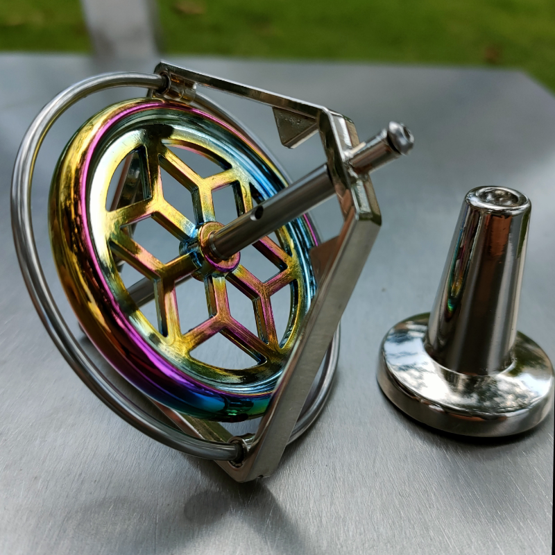 金属机械陀螺仪玩具减压平衡益智gyroscope反重力陀螺男女孩礼品