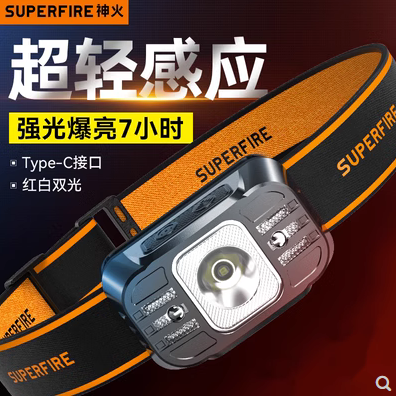 神火矿灯强光头灯户外夜钓灯家用