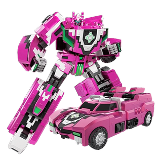 迷你特工队6超次元力量机甲路茜变形机器人路西汽车男孩儿童玩具