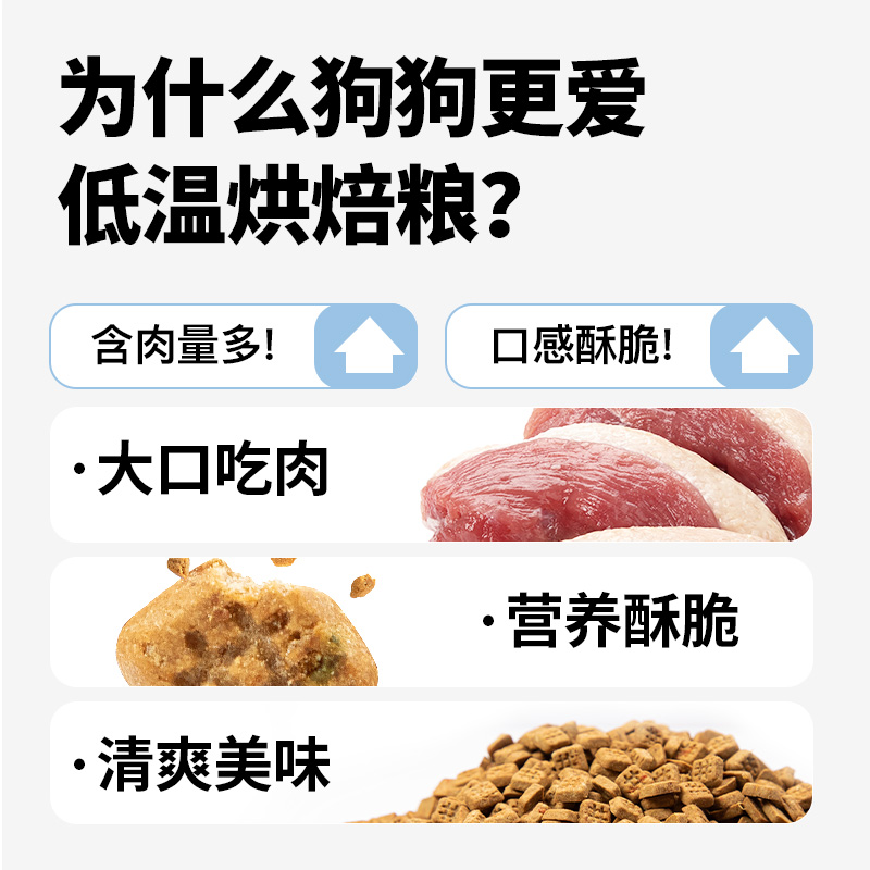 领先鸭肉梨低温烘焙狗食泰迪比熊中小型犬成幼老全价狗粮通用型