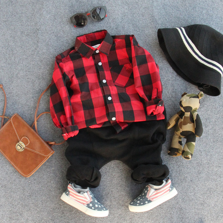 Chemise garcon à manche longue - Ref 2075546 Image 1