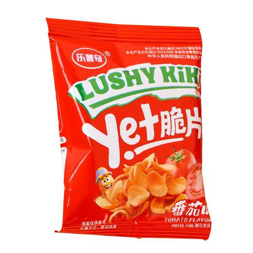 乐薯奇叶脆片番茄味小袋