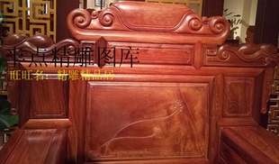 荷花沙发精雕图浮雕电脑雕刻图财源新款精品莲花宝座整套简单如意