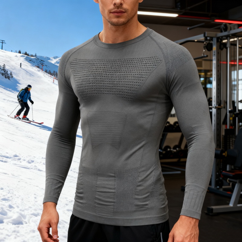 滑雪户外运动保暖内衣女成人排汗速干功能男女压缩衣套装徒步爬山