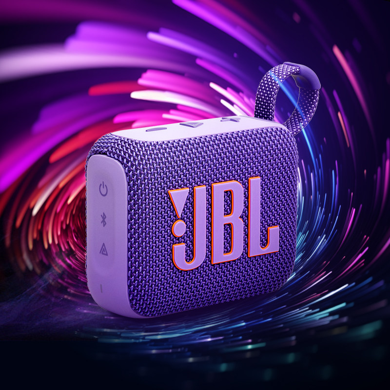 JBL GO4音乐金砖4代无线蓝牙音响 户外便携式防尘防水迷你小音箱