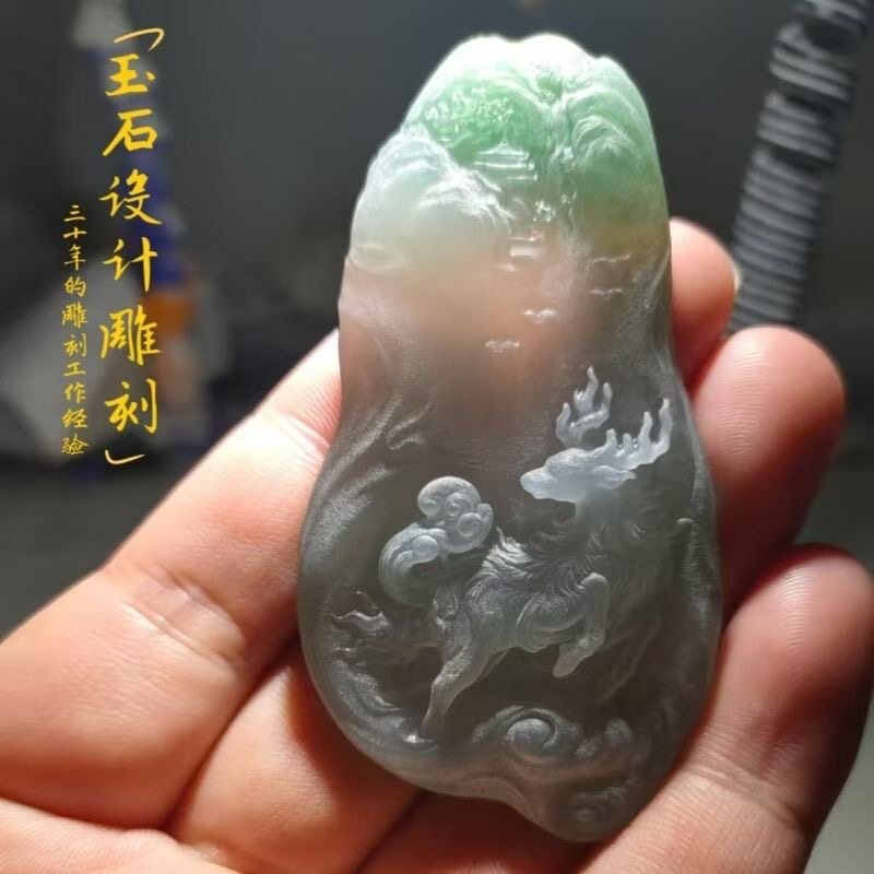 翡翠玉石加工雕刻玛瑙南红加工来缅甸翡翠