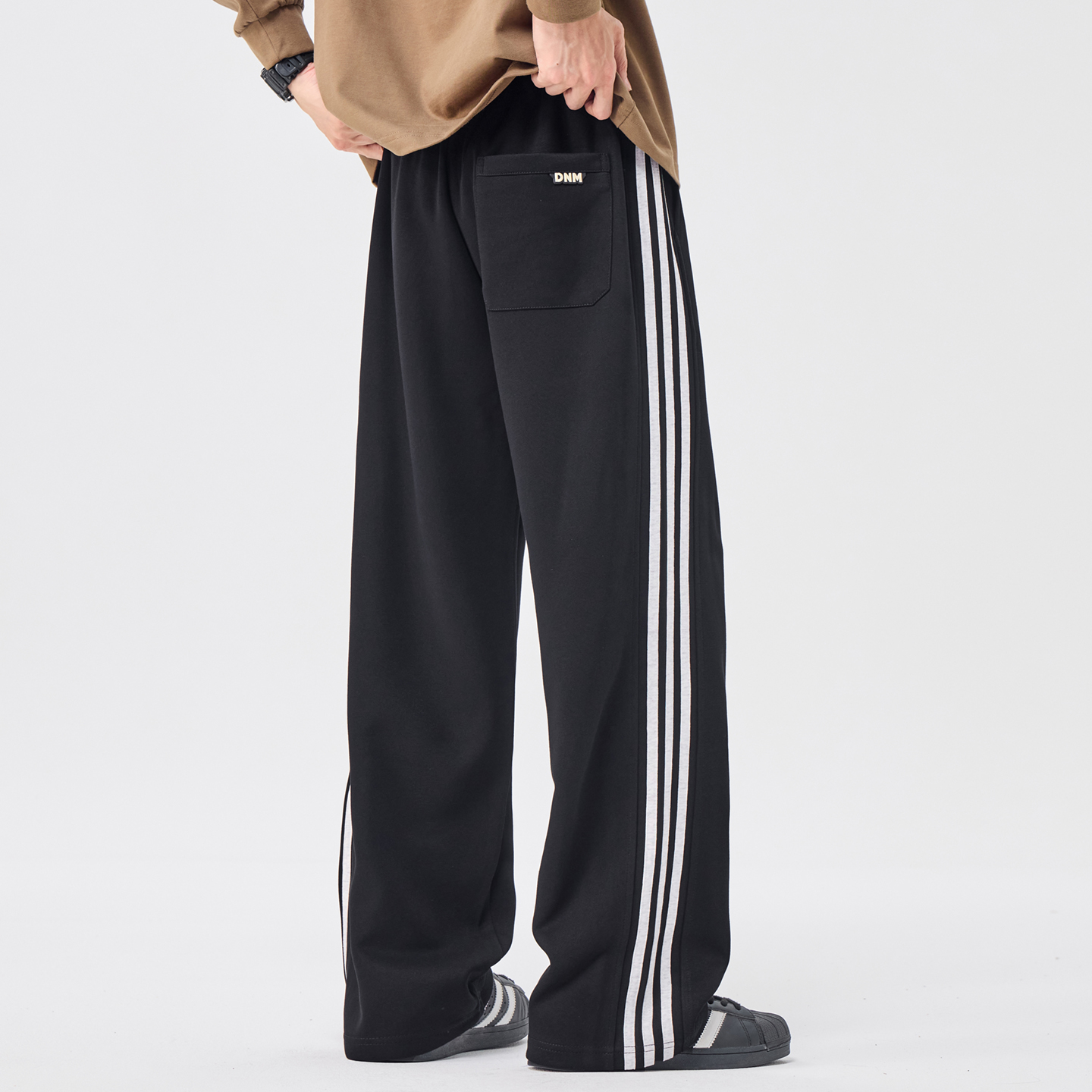 潮流三条杠休闲裤男士秋季新款