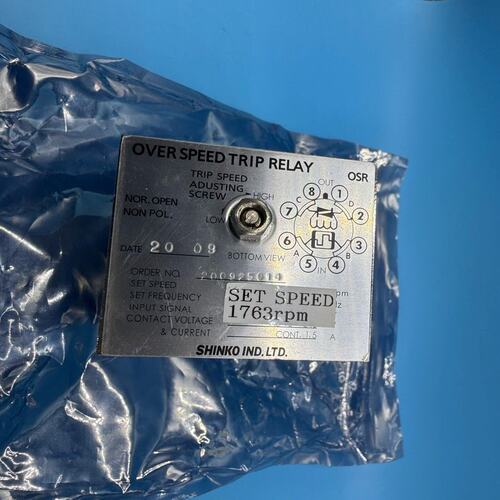 议价SHINKO超速脱扣继电器OSROSR-1OSR-2