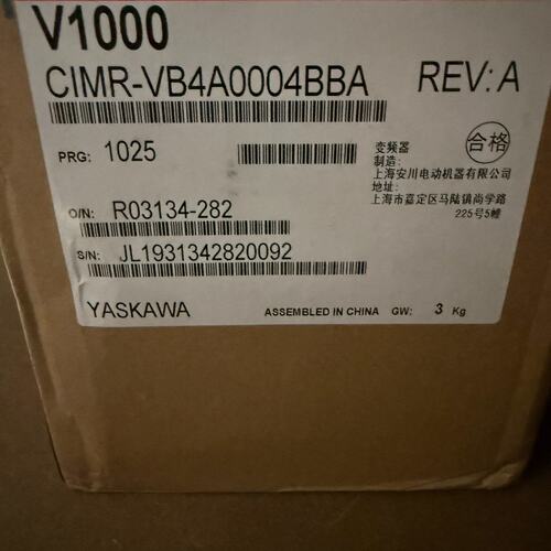 议价变频器CIMR-VB4A0004BBACIMR-VB4A0002BBA