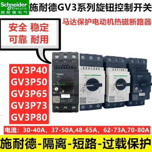 议价法国电机断路器GV3P50GV3P40GV3P65