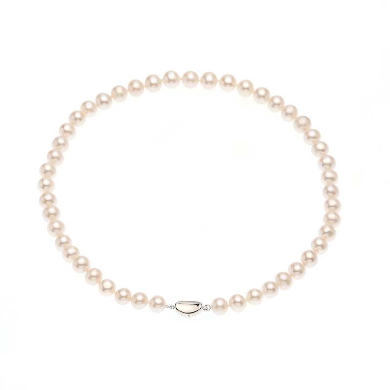 【禧物社】红桥珍珠 淡水无核珍珠项链串链约8-9mmS925送礼妈妈