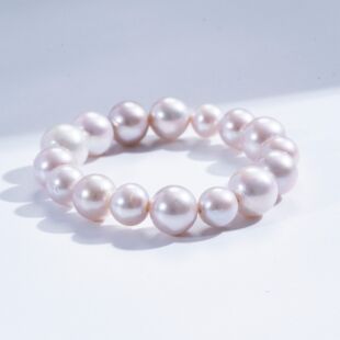 红桥珍珠 淡水爱迪生大点位珍珠手链气质小众冷淡风