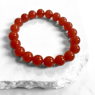 红桥 保山滴水洞南红素珠圆珠手串12mm百搭日常