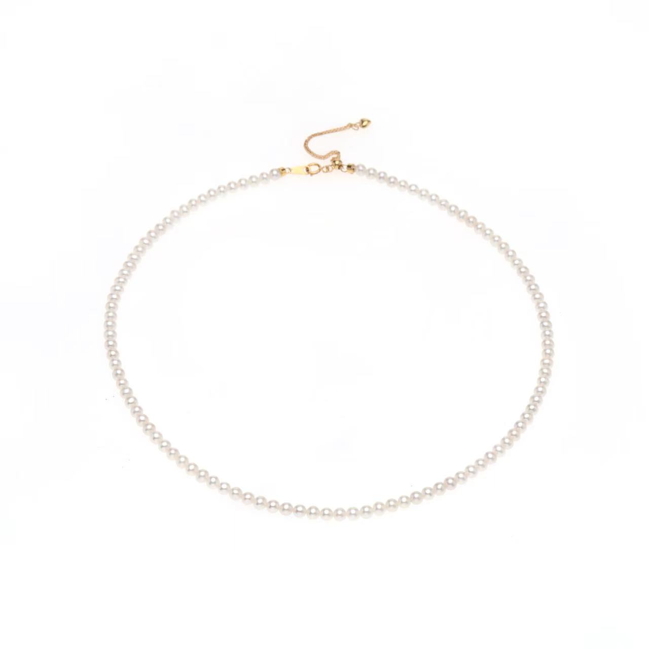 【禧物社】红桥珍珠 淡水AK3-4经典baby珍珠串链项链925银百搭