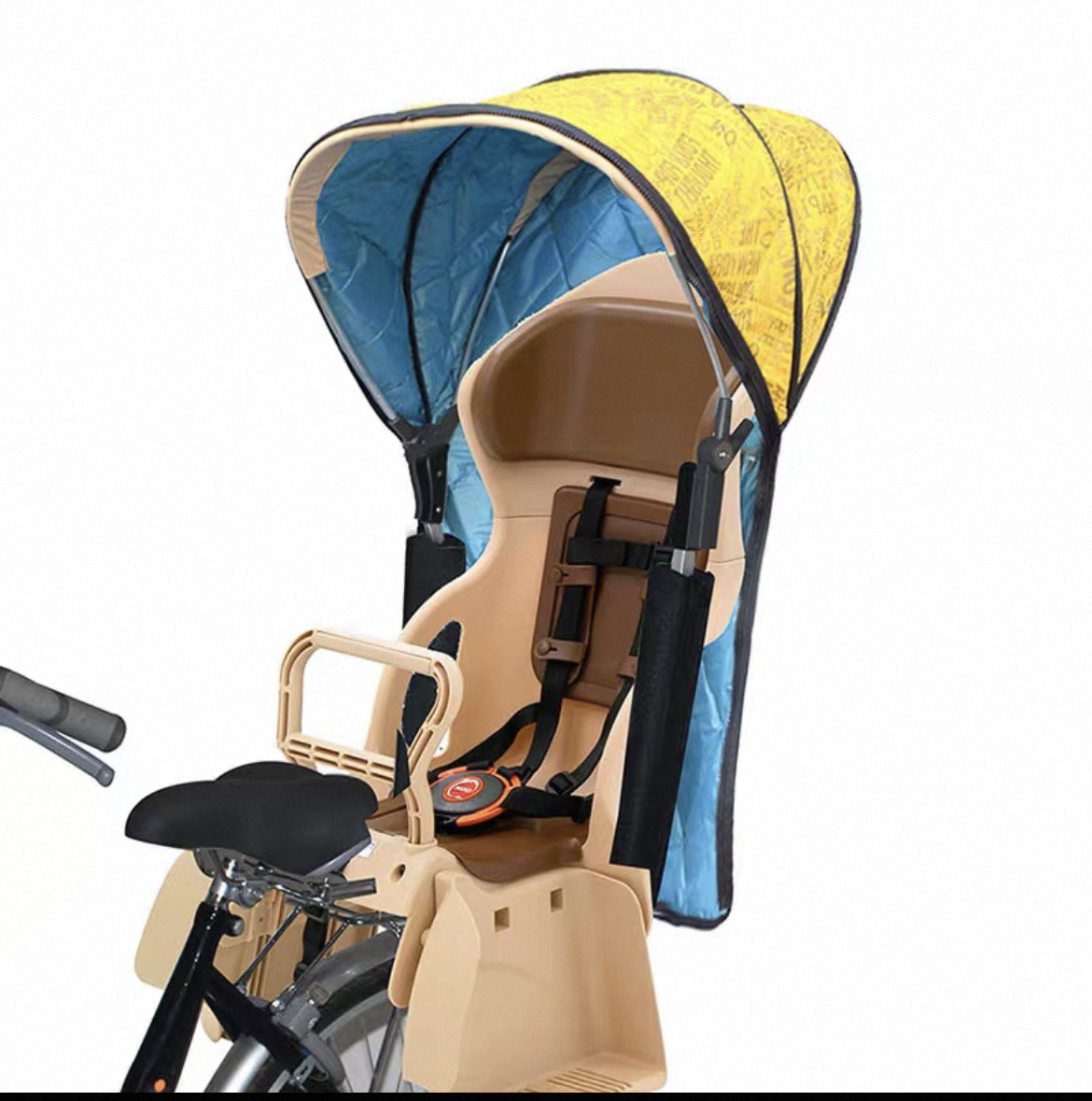 自行车座椅雨棚支架OGK儿童座椅配套支架 不伤座椅辅助支架