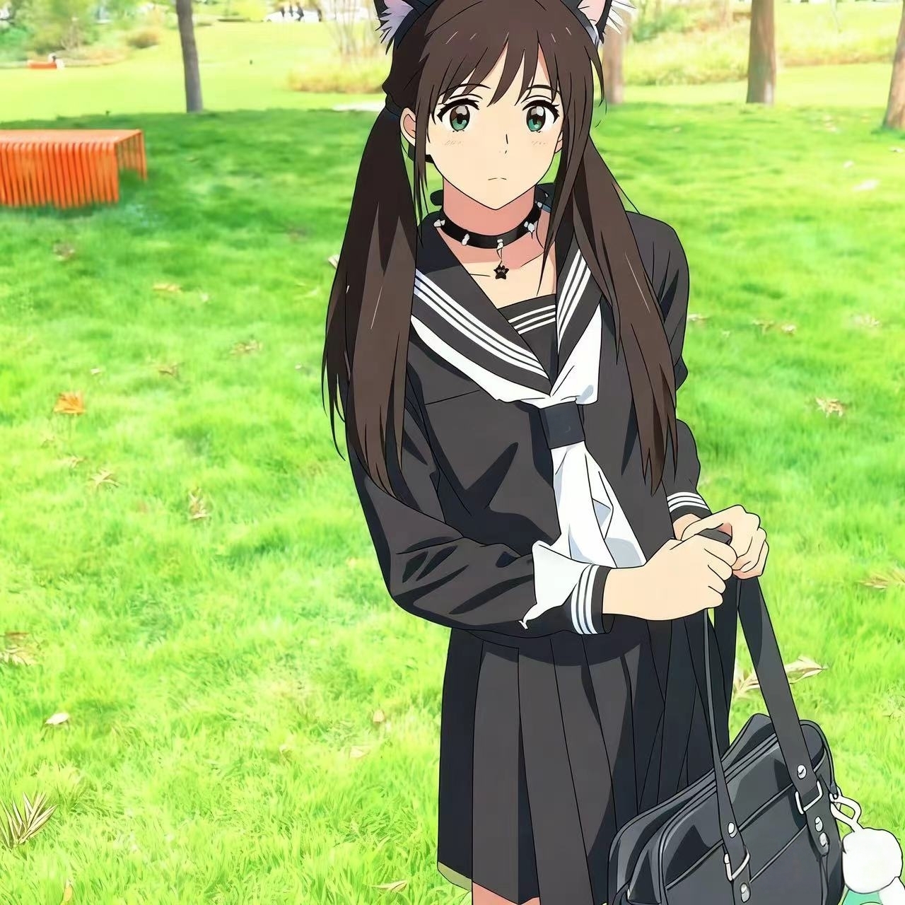 日系原创黑色水手服JK制服套装