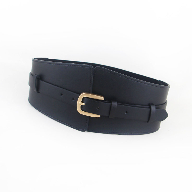 欧美超宽松紧腰封女配连衣裙衬衫百搭装饰腰带简约束腰弹力皮带潮