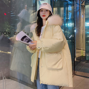 oversize面包服短款羽绒棉衣棉服女2023年新款潮秋冬季外套厚棉袄