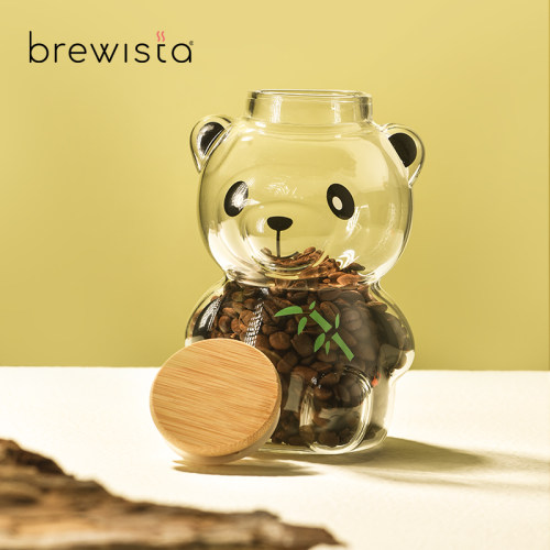 brewista耐热玻璃可爱储物罐咖啡