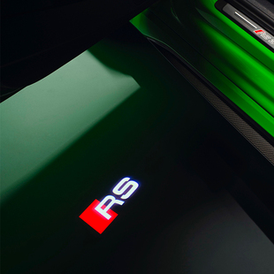 奥迪原厂迎宾灯RS标投影灯RS4RS5A6A7Q8A3Q3A4德国激光镭射投影灯