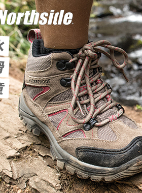 NORTHSIDE童鞋儿童户外鞋中帮防水防滑透气耐磨爬山徒步鞋登山鞋