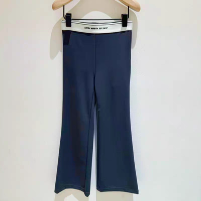 little moco童装26夏装新款女童高弹瑜伽裤长裤亲子KBF2PATT02