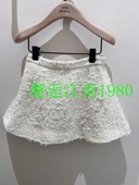 little 女童蝴蝶结小香风短裙KBF1SKT017 新款 moco专柜正品 26春装