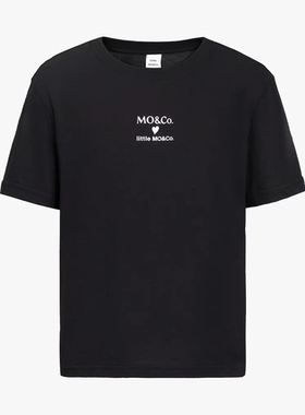 little moco专柜正品25年夏男女童宽松圆领短袖T恤KBE2TEET07