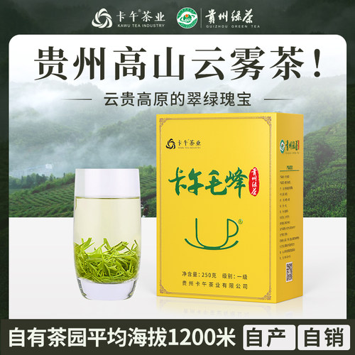 贵州绿茶毛峰春茶袋装口粮茶叶