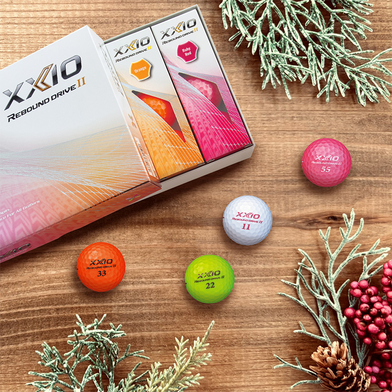 XXIO/XX10 高尔夫三层球 下场练习 golf比赛用球 高反弹四色彩球