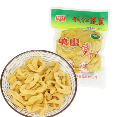 钱江320g香脆特产不辣萧山萝卜干