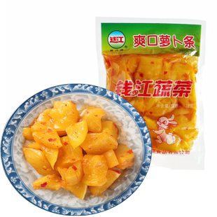 钱江蔬菜爽口萝卜萧山香辣脆口萝卜干下饭菜咸甜微辣浙江杭州