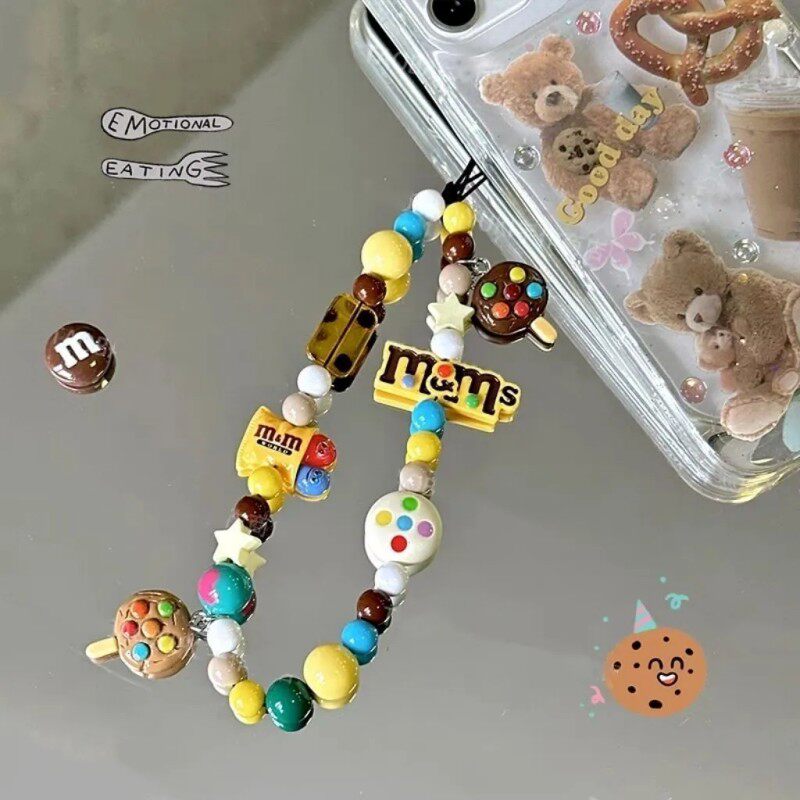曲奇饼干m豆手机壳通用复