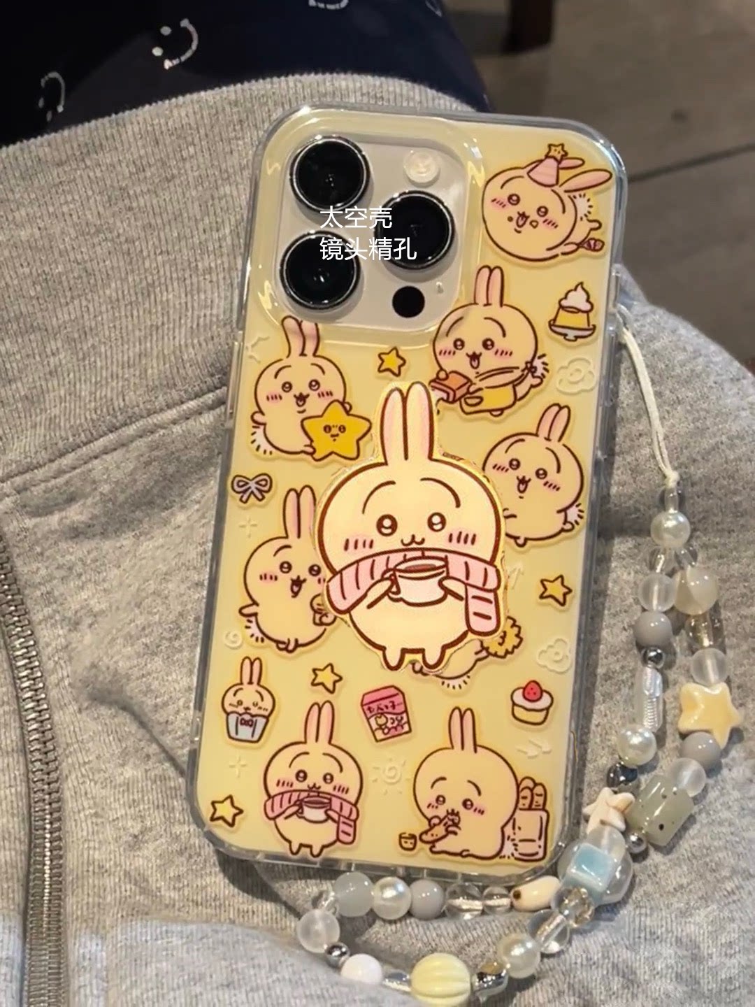 乌萨奇支架红米k60手机壳小米14创意红米note7/8/12情侣k50pro/k40s网