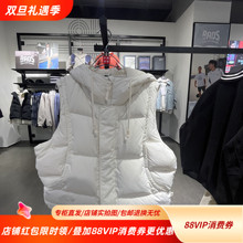 中国李宁25冬功夫新款男女情侣95绒百搭保暖运动羽绒马甲AMRV049