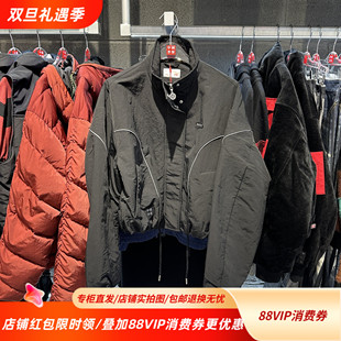 中国李宁26春冬新款 女子宽松保暖舒适立领休闲运动棉服AJMW070