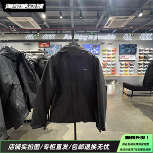 李宁25冬新款男女同款防风防泼水保暖三合一运动棉夹克AWBV091
