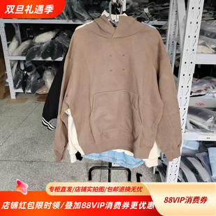 中国李宁Vital系列男女同款 纯色宽松连帽套头运动卫衣AWDTE71