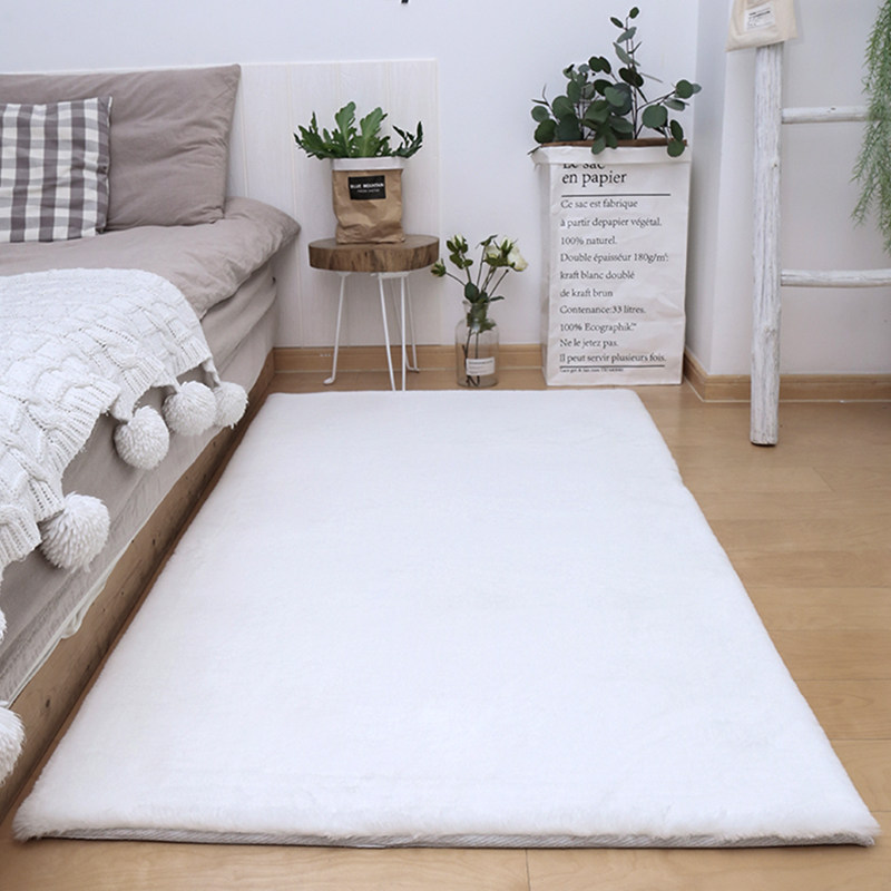 仿兔绒床边毯g地毯卧室现代简约北欧长毛绒加密加厚网红地毯客厅,居家布艺,床边毯,淘宝优惠券,粉丝福利购,淘宝优惠卷