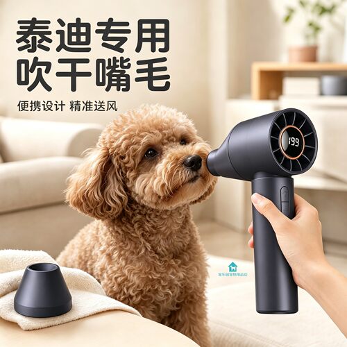 泰迪专用狗狗吹嘴毛吹风机小狗面部嘴毛吹毛机宠物狗洗澡吹干神器